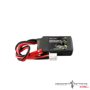 LIPO Battery 250mAh 2S 35C 7.4V JST by Gens ace