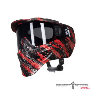 HSTL GOGGLE w/ Thermal - Fracture Black/Red by HK Army