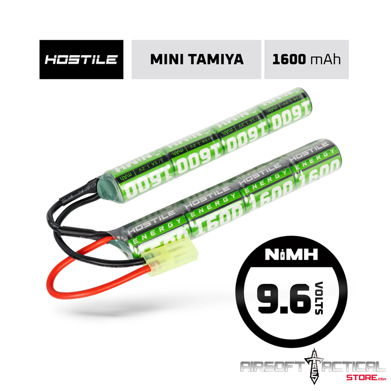 NiMH Battery 9.6V 1600mAh Split by HK Army