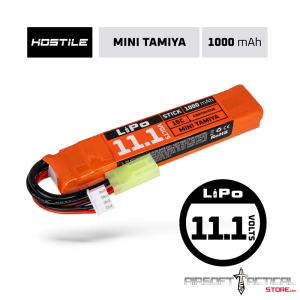 LiPo Battery 11.1V 1000mAh 15C Stick by HK Army