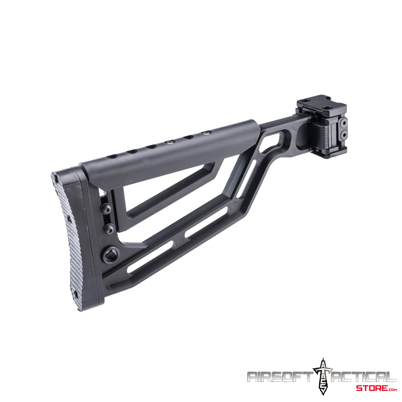 Skeletonized Ambidextrous Folding Stock w/ Adjustable Cheek Riser for Picatinny Rail Mounts by - Imagen 2