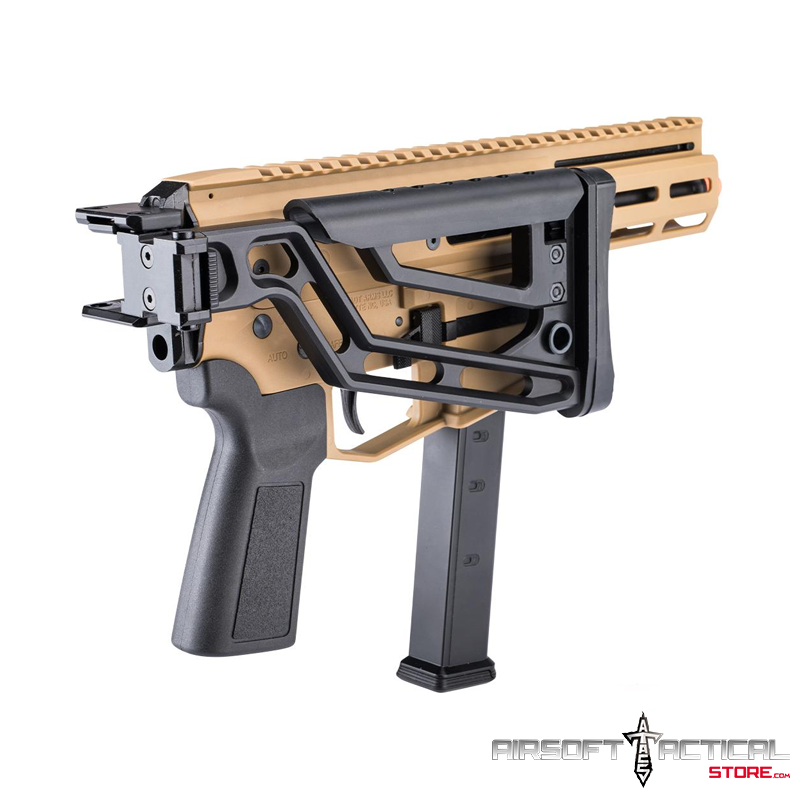 Skeletonized Ambidextrous Folding Stock w/ Adjustable Cheek Riser for Picatinny Rail Mounts by - Imagen 5