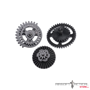 CNC Steel Hollowed Out 13:1 Gear Set for Airsoft AEG Rifles by Solink Motor