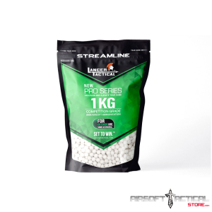 3330 Round 0.30g Streamline Competition Grade Outdoor BBs (Color: White) by Lancer Tactical