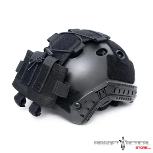 MK3 Battery Pouch for Bump Style Helmets - BLACK by Atlas Custom Works
