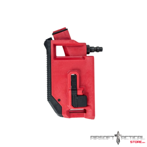 AAP-01 / Glock HPA M4 Magazine Angled Adapter for GBB Pistols - RED/BLACK by A-Pro