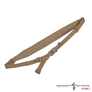 Tactical Single Point Shouler Strap Sling - TAN by Lancer Tactical