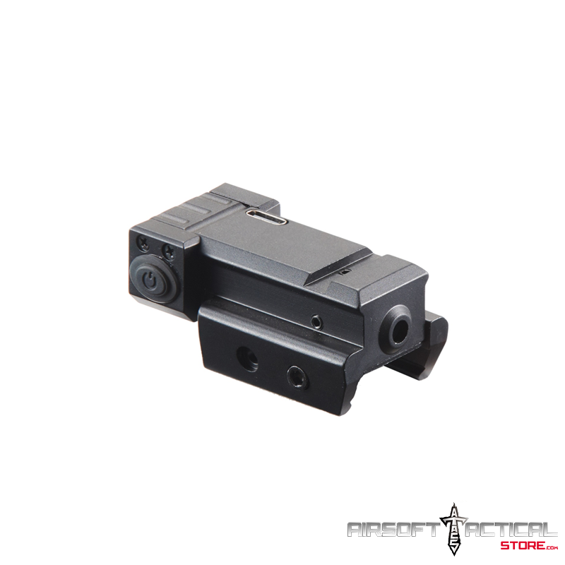 Compact Red Laser Sight – (Black) by Lancer Tactical