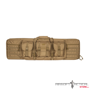42" MOLLE Double Tactical Gear Gun Bag - KHAKI by Lancer Tactical