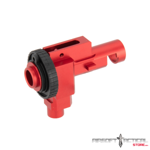 CNC Machined Aluminum Hop-Up Unit for M4 / M16 Series Airsoft AEGs - RED by Lancer Tactical