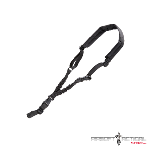 Heavy Duty Foam Padded Two Point Sling w/ QD Buckle (Color: Black) by Lancer Tactical