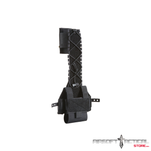 Laser Cut Helmet Cover w Night Vision Pocket - BLACK by Lancer Tactical
