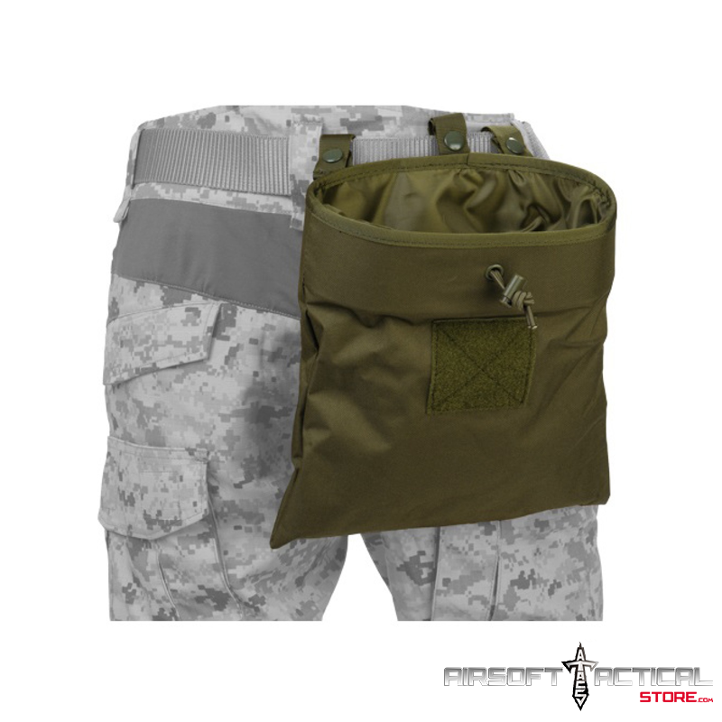 Nylon Large Foldable Dump Pouch - OD GREEN by Lancer Tactical - Imagen 4